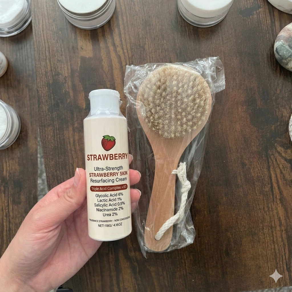 STRAWBERRY SKIN CREAM: ELIMINA DEFINITIVAMENTE LA QUERATOSIS PILARIS 100% EFECTIVO