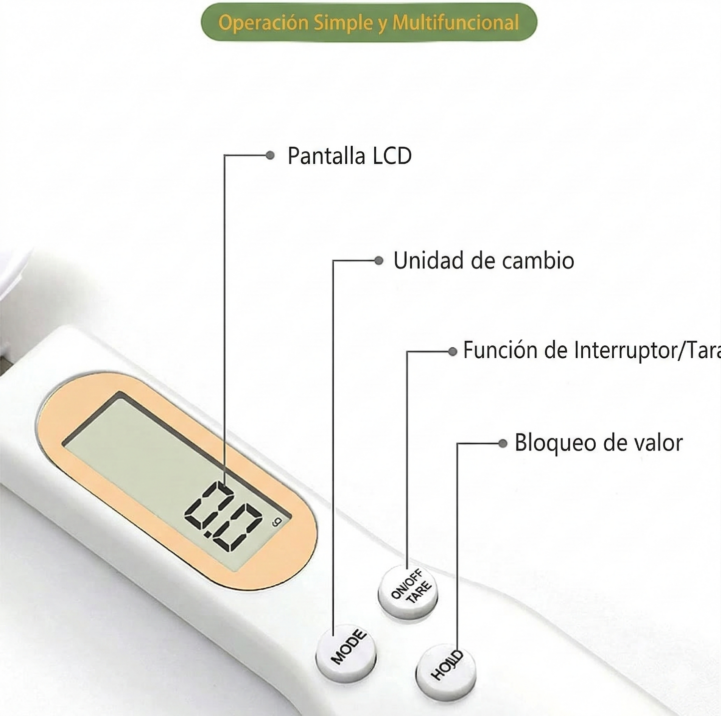 Precisión Perfecta: Cuchara Medidora Digital con Balanza Integrada