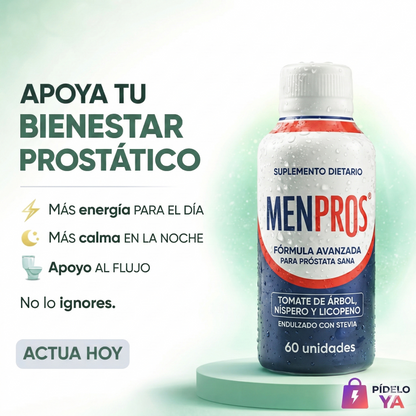 MENPROS: Suplemento #1 para la próstata - 100% EFECTIVO