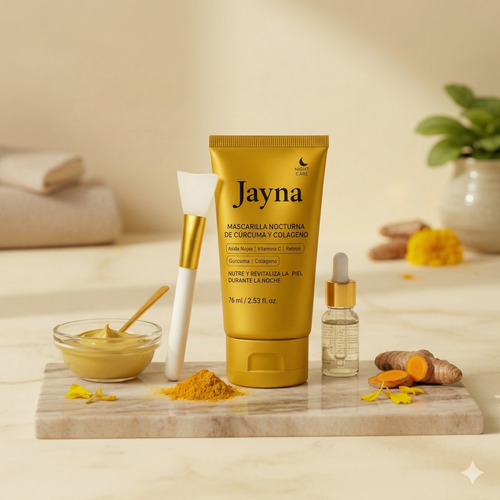 JAYNA MASCARILLA NOCTURNA: Tu Renacimiento Facial Antiedad 100% Efectivo