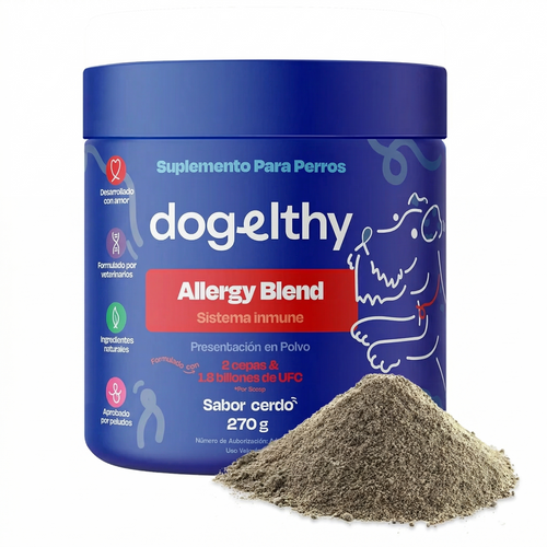ALLERGY BLEND: Suplemento Premium para Alergia de Perro 100% Efectivo