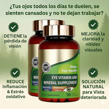 EYE VITAMIN AND MINERAL SUPPLEMENT: Tu Visión Cristalina y Protegida 100% Efectivo