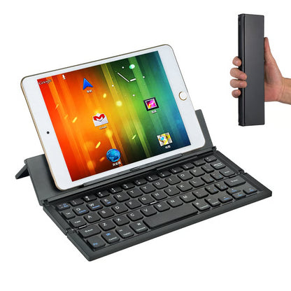 SmartKeyboard Plegable 3-en-1: Tu Oficina de Bolsillo - Escribe correos, informes y tareas desde tu celular o tablet con la comodidad de una laptop