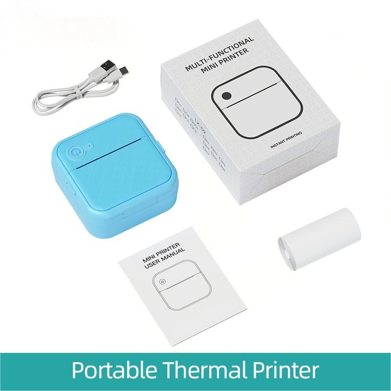 SMART MINI IMPRESORA TERMICA PORTATIL: Imprime Notas, Fotos y Etiquetas al Instante Sin Tinta