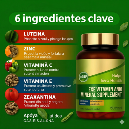 EYE VITAMIN AND MINERAL SUPPLEMENT: Tu Visión Cristalina y Protegida 100% Efectivo