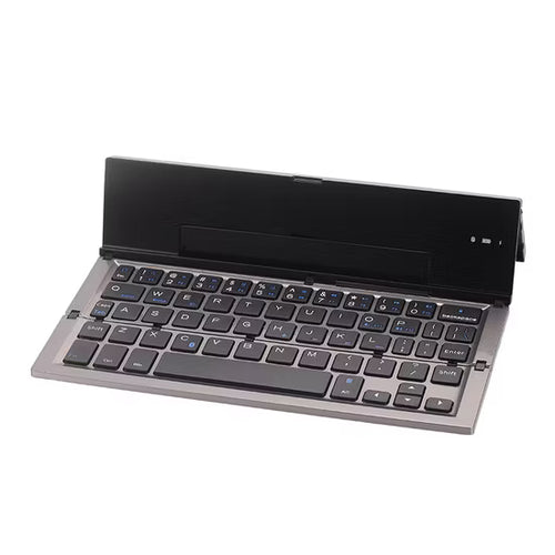 SmartKeyboard Plegable 3-en-1: Tu Oficina de Bolsillo - Escribe correos, informes y tareas desde tu celular o tablet con la comodidad de una laptop