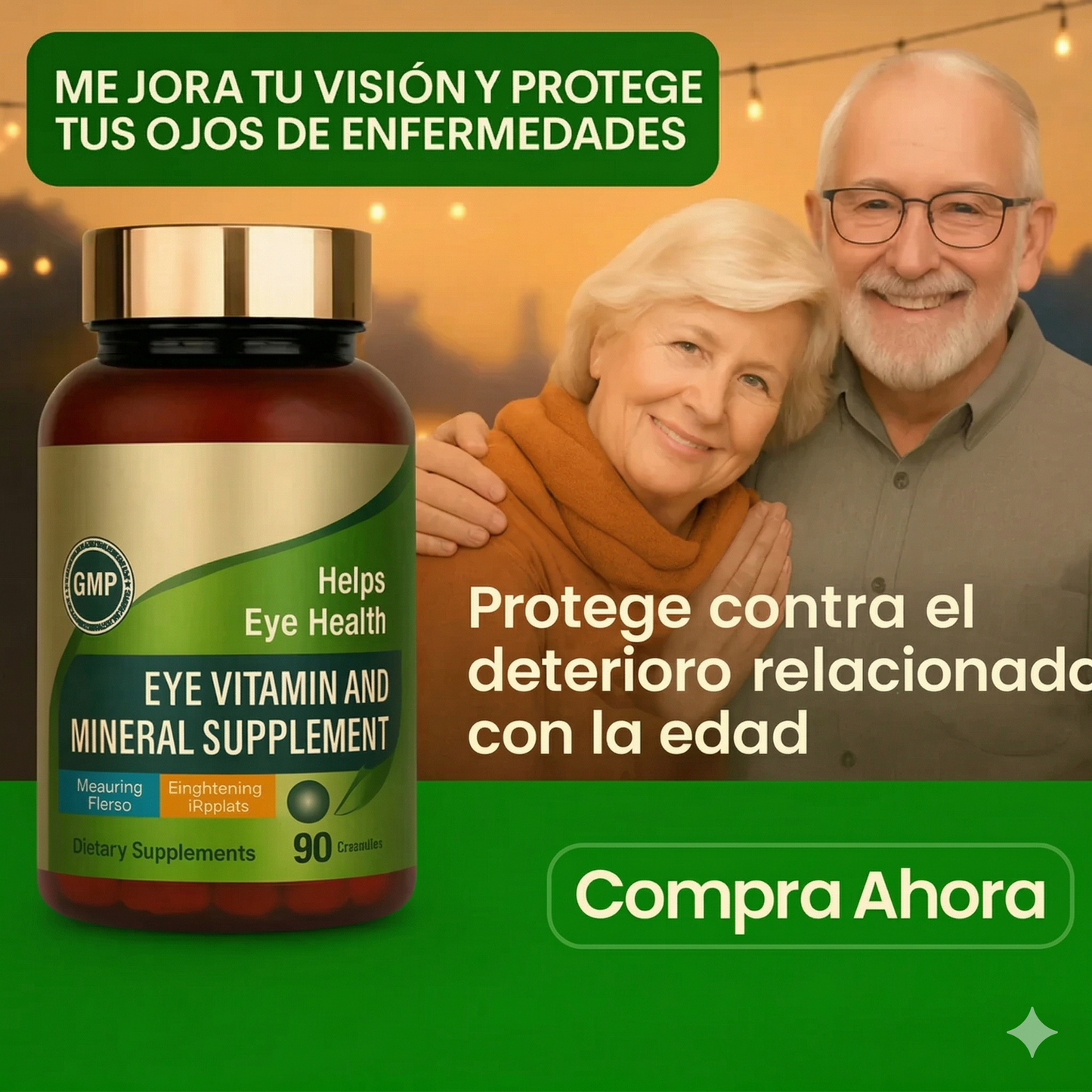 EYE VITAMIN AND MINERAL SUPPLEMENT: Tu Visión Cristalina y Protegida 100% Efectivo