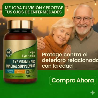 EYE VITAMIN AND MINERAL SUPPLEMENT: Tu Visión Cristalina y Protegida 100% Efectivo