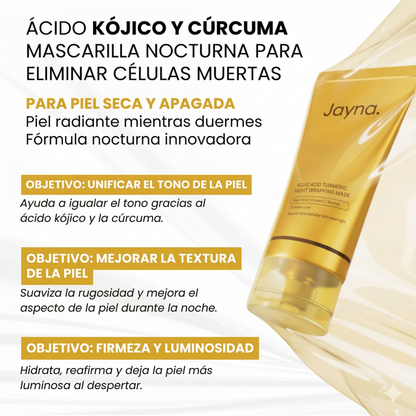JAYNA MASCARILLA NOCTURNA: Tu Renacimiento Facial Antiedad 100% Efectivo