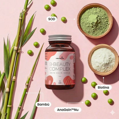 B·BEAUTY COMPLEX: ESTIMULA EL CRECIMIENTO Y FORTALECIMIENTO DE TU CABELLO Y UÑAS 100% EFECTIVO