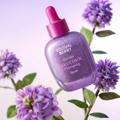 EQQUALBERRY BAKUCHIOL PLUMPING SERUM: Tu Rejuvenecimiento Facial Sin Irritación 100% Efectivo