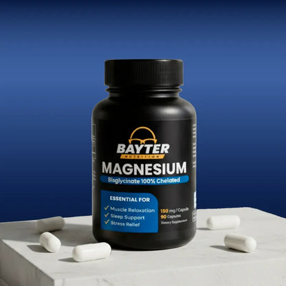 BAYTER MAGNESIUM: Alivio Articular + Vitamina D 100% Efectivo