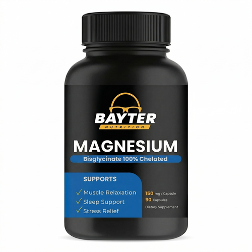 BAYTER MAGNESIUM: Alivio Articular + Vitamina D 100% Efectivo